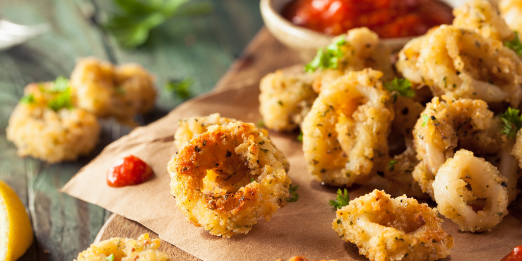 Кальмары в кляре - полезные статьи Атлант