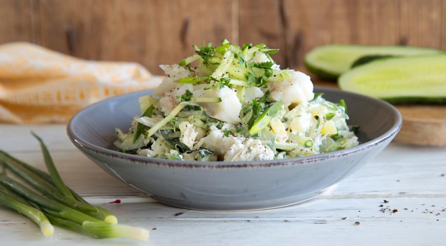 Салат из трески - статьи Атлант